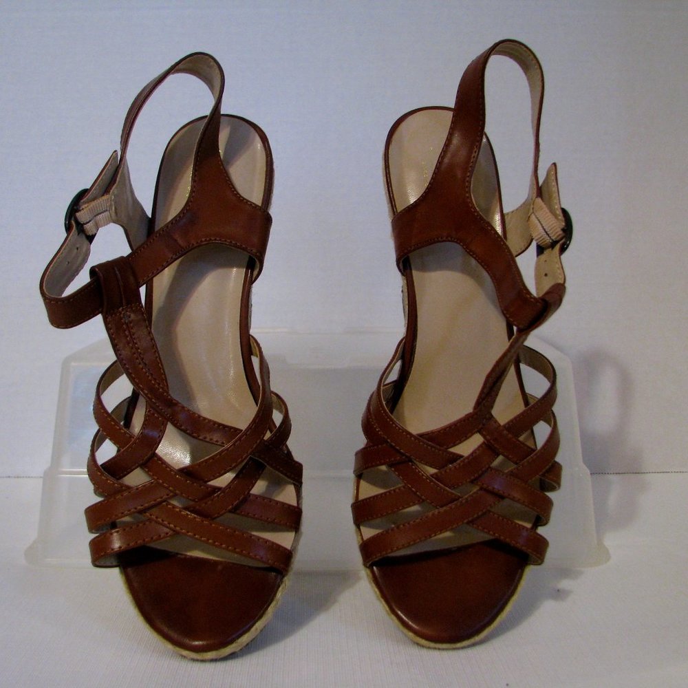 Bass Brown Platform Sandals